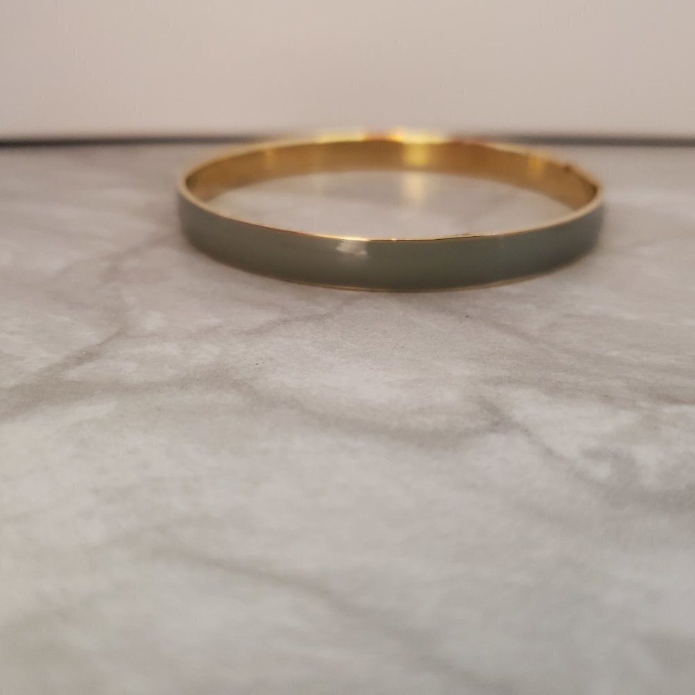 ✨ Vintage Y2k 00s 2000's J. Crew Grey Skinny Bangle ✨ - Picture 4 of 10